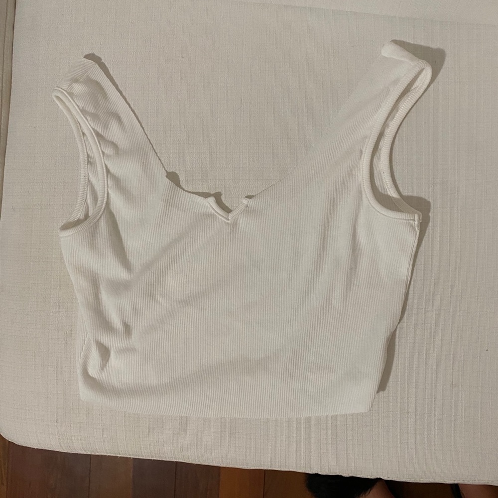 White tank top